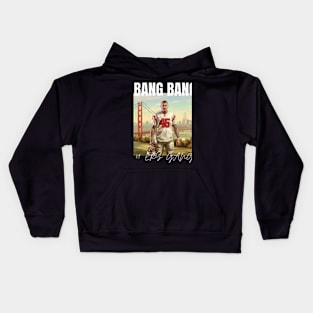 49 ers football illustration design Kids Hoodie